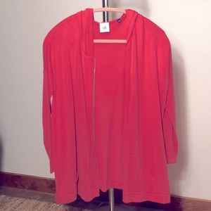 CAbi Pink Beachbomber Hoodie